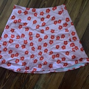 adorable floral skirt silk